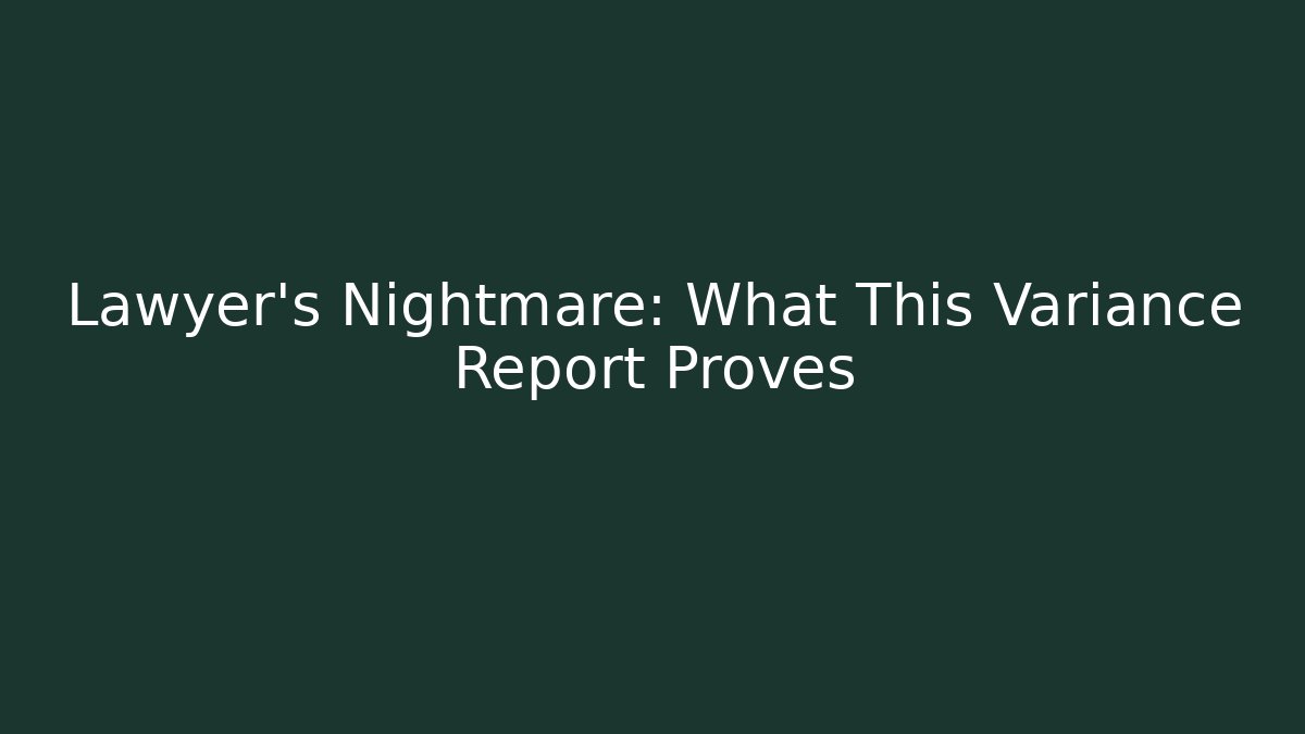 urban corporation prepared the following variance report