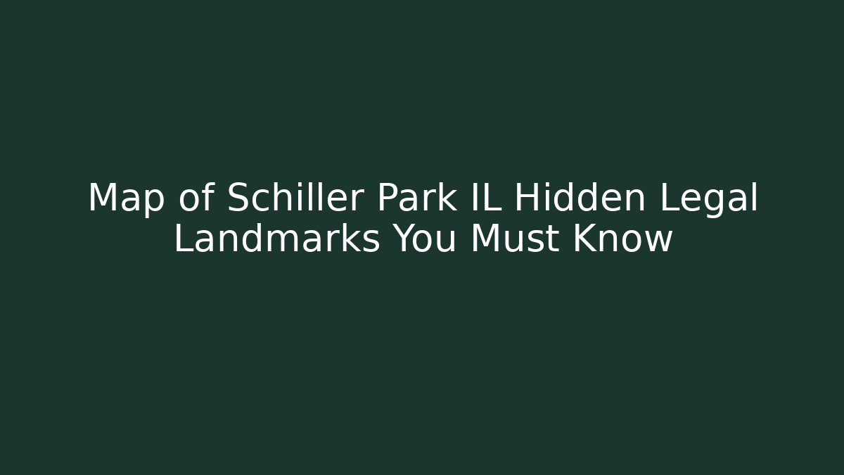 map of schiller park il