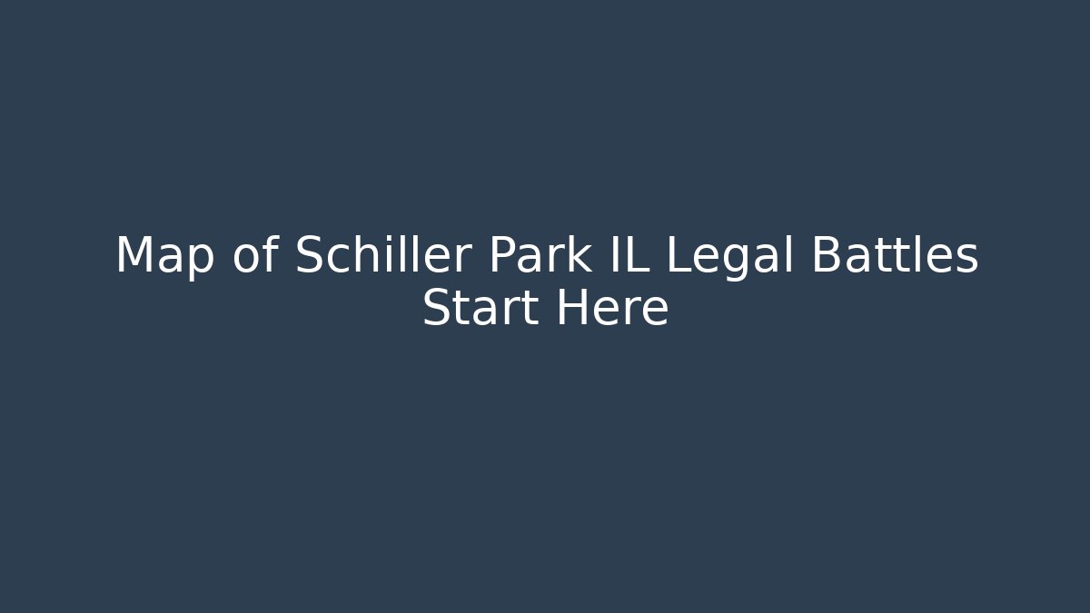 Map of Schiller Park IL Legal Battles Start Here