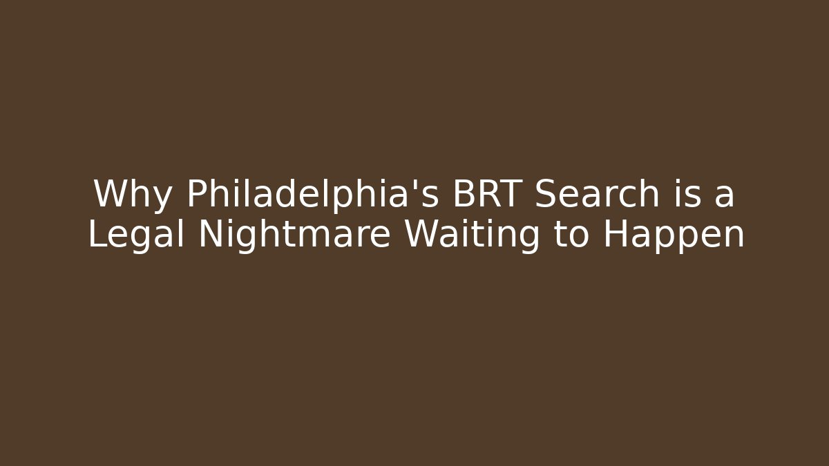 city of philadelphia brt search